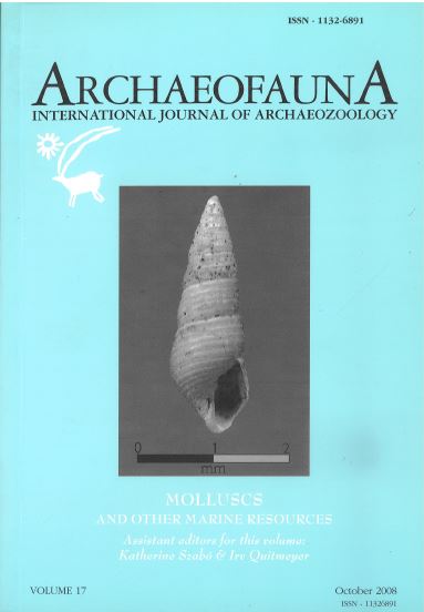  International Journal of Archaeozoology Info Of Open Access Journal: ARCHAEOFAUNA: International Journal of Archaeozoology