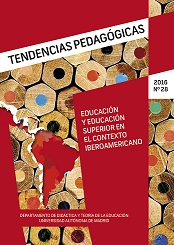 Cover of Tendencias Pedagógicas volume 28